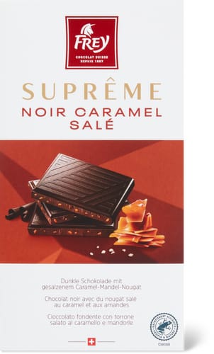 Suprême  Chocolate Bar Dark Chocolate With Salted Caramel