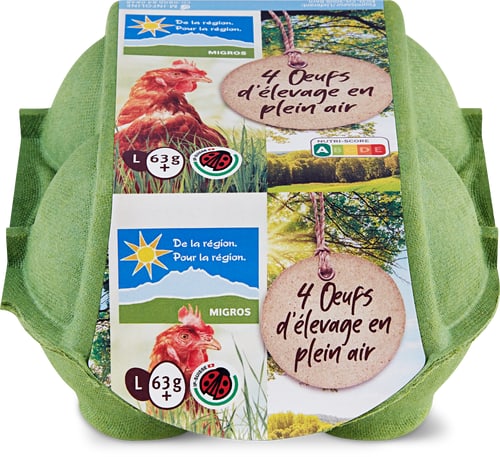 IP-SUISSE Aus der Region Geneva Eggs Free-Range 63 g+