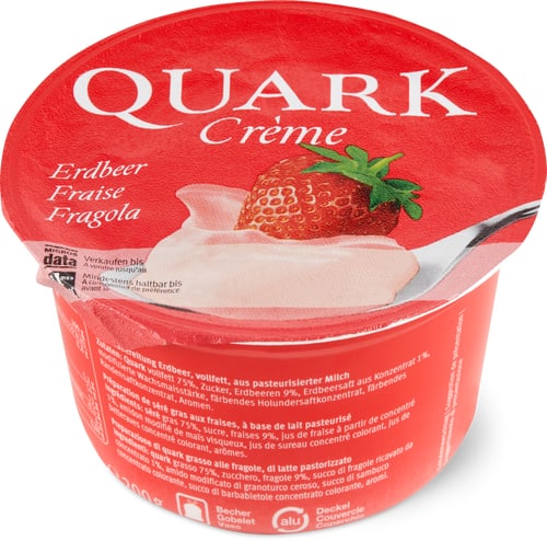 Quark Cream Strawberry Cream