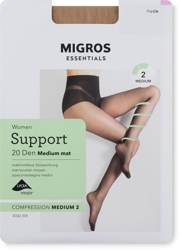 Collants pour femme Medium mat 20 Den (Taille: XL, Couleur: nude)