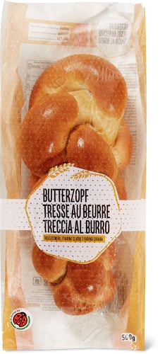 IP-SUISSE Treccia al burro farina chiara