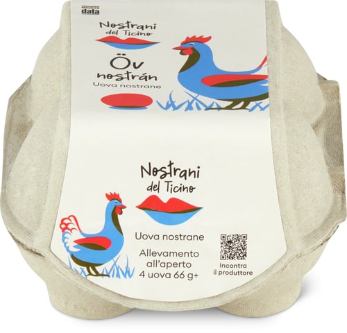 Nostrani del Ticino Ticino Eggs Free-Range 66 g+