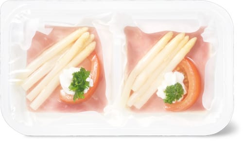 Canapé Spargel Schinken