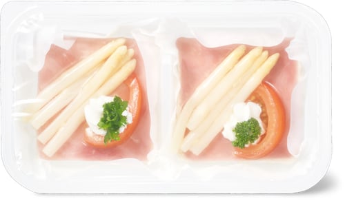 Asparagus and Ham Canapéa