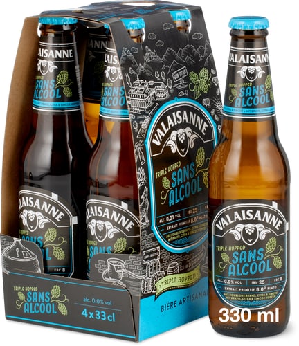 Hopped beer  alcohol-free