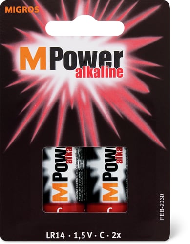 M-Power Batterien Alkaline C/LR14