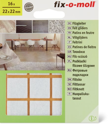 Filzgleiter 22 x 22mm