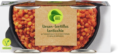 Bio Lentils In Tomato Sauce