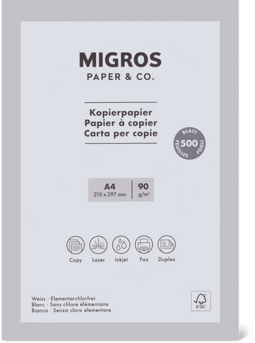 Copy Paper A4, 90 g, 500 sheets