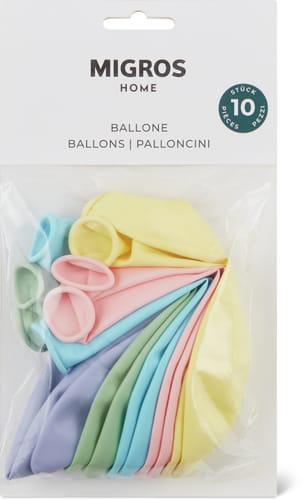 Balloons pastel 10 pcs