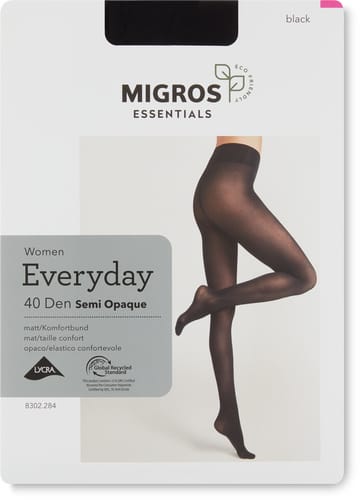 Ladies’ Tights Semi Opaque 40 Den (Grösse: M, Farbe: black)