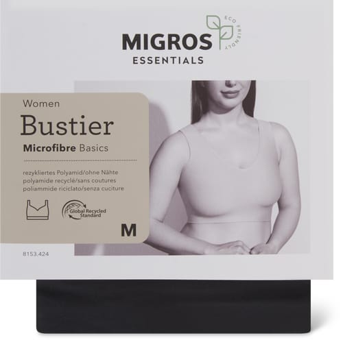 Ladies Bustier Microfi (Farbe: black, Grösse: XXL)