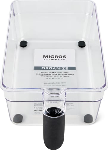 Fridge Organiser with Handle 28.2 x 15.5 x 8 cm