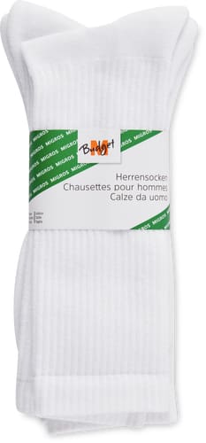 Better Cotton Men’s Socks (Farbe: white, Grösse: 43-46)