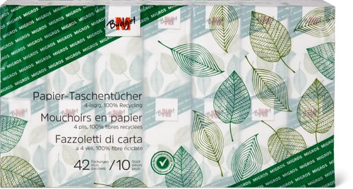 Recycled handkerchiefs 4-ply