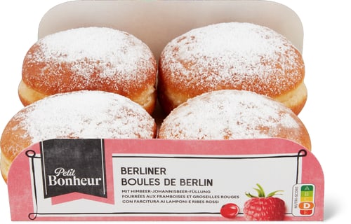 Doughnuts With Raspberry and Redcurrant Filling