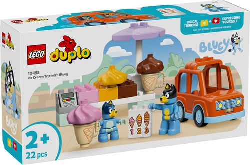 Visite chez le marchand de glace avec Bluey, DUPLO® Bluey (10458)