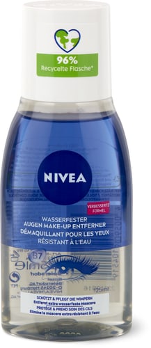 Waterproof eye make-up remover