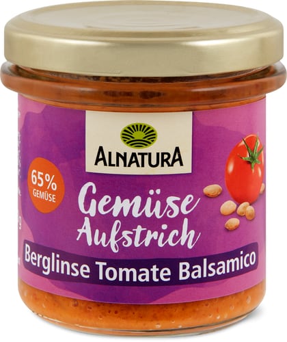 Bio Spreadable Cream Mountain Lentil, Tomato & Balsamic Vinegar