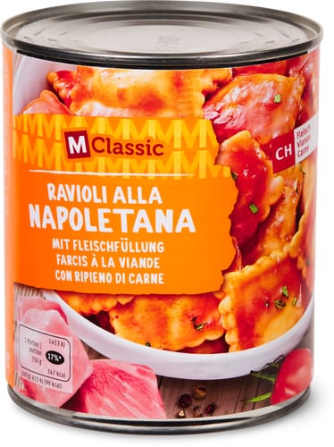 Neapolitan-Style Ravioli With Meat Filling