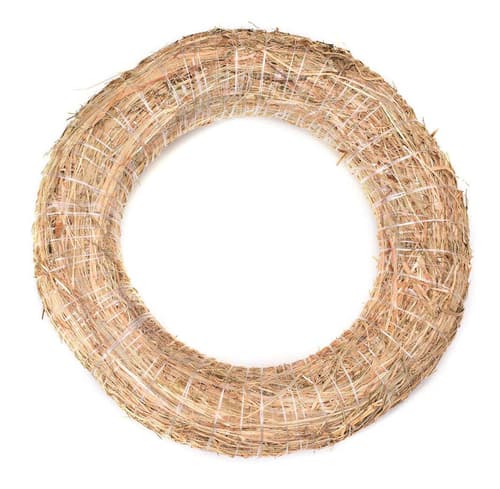 Straw Wreath 25 cm