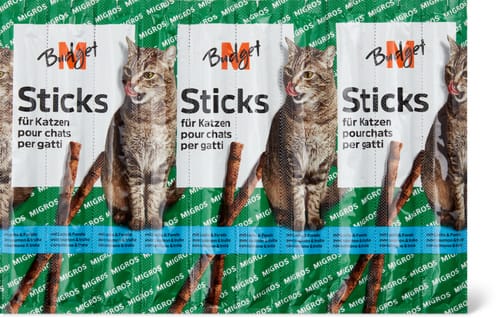 M-Budget Sticks for Cats With Salmon & Trout