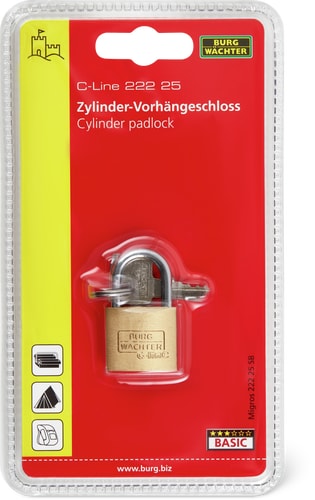 Lucchetto a cilindro 222 25 