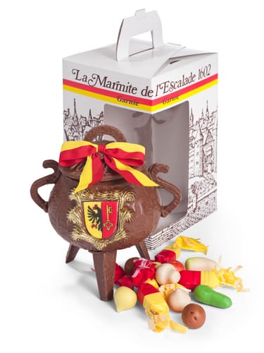Marmite de l'Escalade Cioccolato al latte Garnie