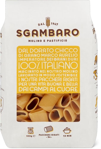 Paccheri trafilati al bronzo
