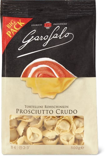 Tortellini raw ham