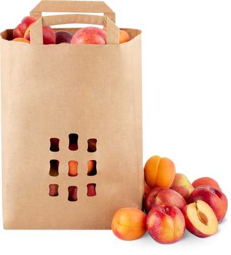 Stone fruit carrier bag