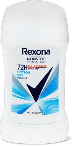 Cotton Dry Deodorant Stick 72-Hour Alcohol-Free Antiperspirant