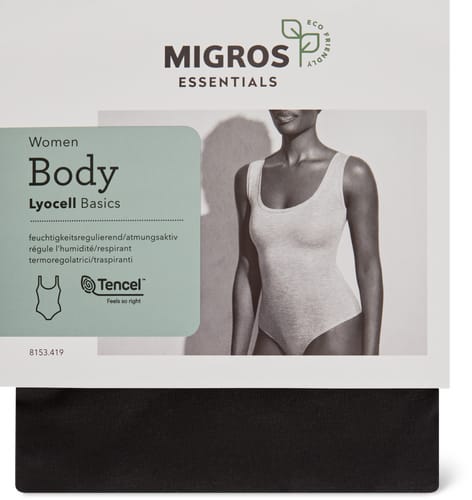 Ladies Body Lyocell (Farbe: black, Grösse: L)