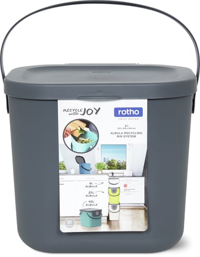 Compost Bin Anthracite, 6 L