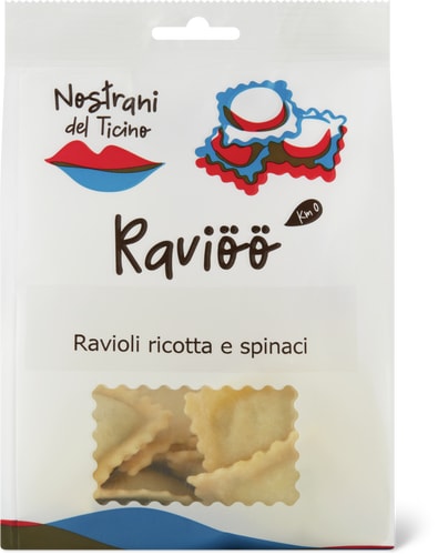 Nostrani del Ticino Ravioli ricotta e spinaci