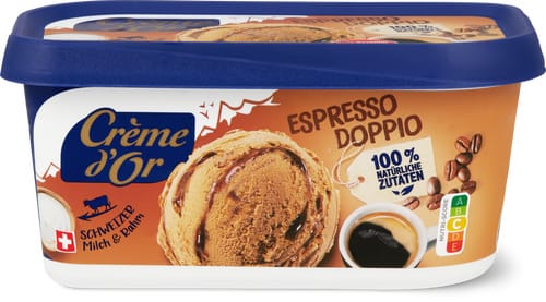 Crème d'or Ice Cream Tub Double Espresso
