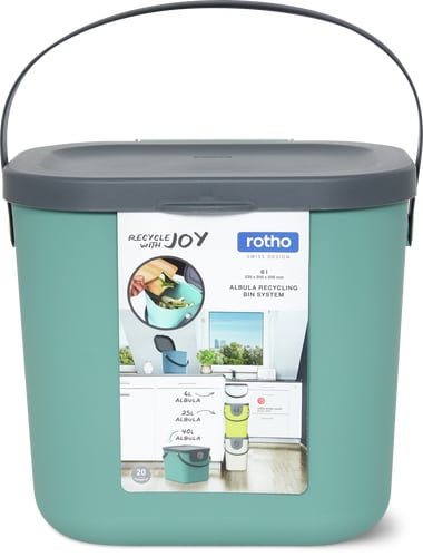 Compost Bin Green, 6 l