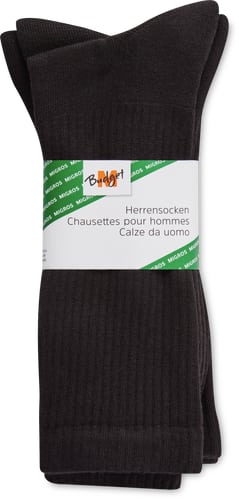 Better Cotton Men’s Socks (Farbe: black, Grösse: 39-42)