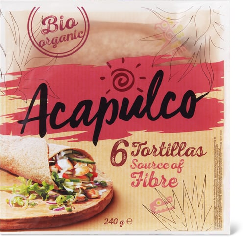 Bio Tortillas Wholemeal