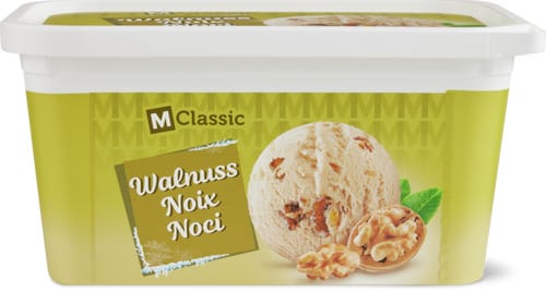 Ice cream tub Walnut