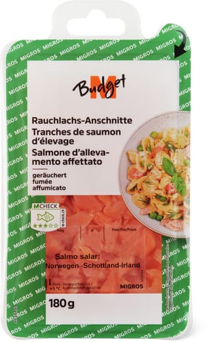 découpes de saumon fumé