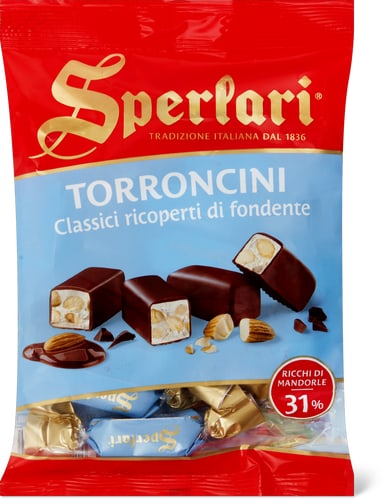 Torroncini   Classici ricoperti di fondente