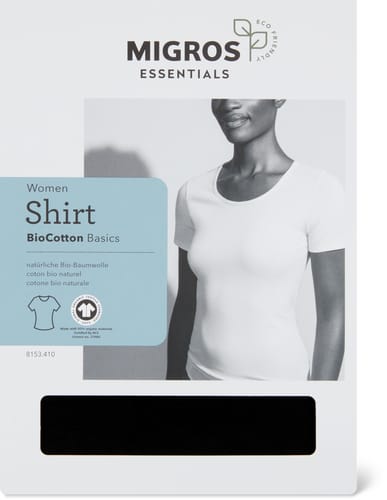 Ladies Shirt Cotton (Farbe: black, Grösse: XL)