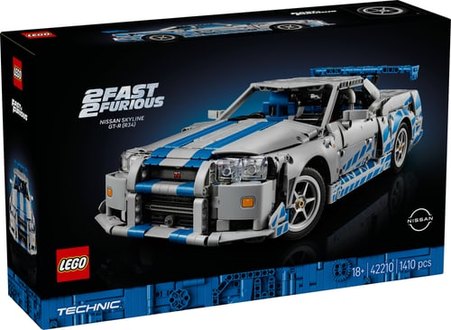 Technic 2 Fast 2 Furious Nissan Skyline GT-R (R34) Car (42210)