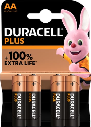 Duracell Batteries Plus AA/LR6
