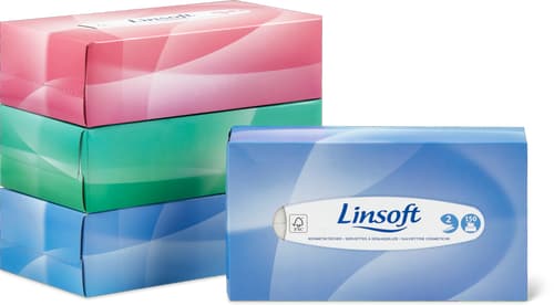 Cosmetic wipes box 2-ply, quattro