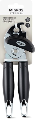 Can Opener Black, 20.2 x 6 x 5 cm