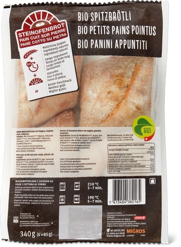 Steinofen Bio Pointed Rolls