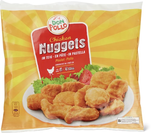 Chicken nuggets in pastella
