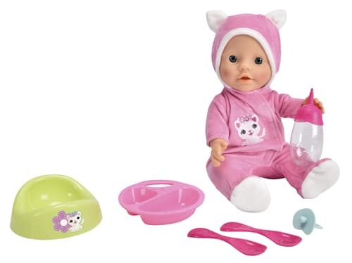 Bambola Newborn Baby Kitty Onesie, 30 cm
